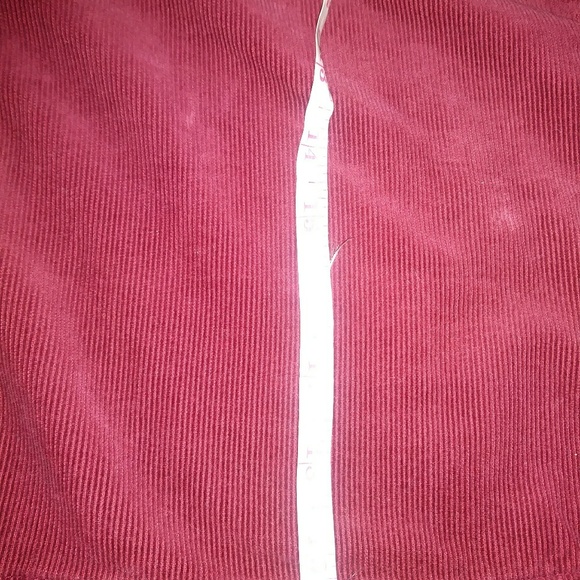 Burgundy cordoroy skirt - Picture 5 of 8